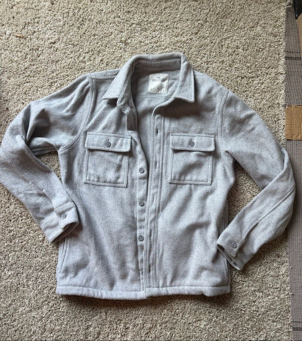 Hollister Shacket Jacket Coat Fall Layer size M